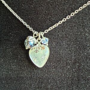 Silver Heart Pendant Necklace